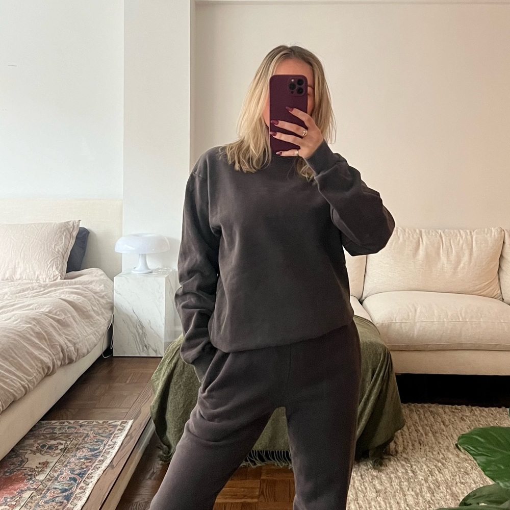 Style Addict Dark Grey Sweat Set - Picture 4 of 5